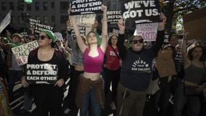 Thousands March For Women's Rights On International Day