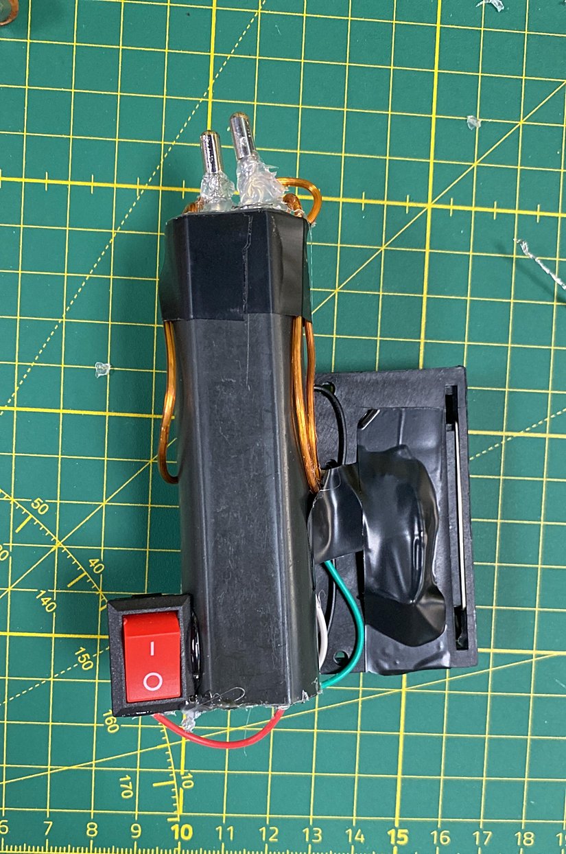 Kendi yaptığım elektroşok cihazı.