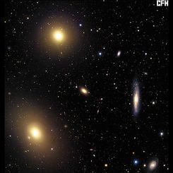 In the Center of the Virgo Cluster