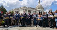 'We call it betrayal': Veterans join Dems in D.C. to protest Trump’s sweeping VA job cuts