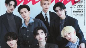 Timelesz Debuts On Anan Cover As Eight-Member Group