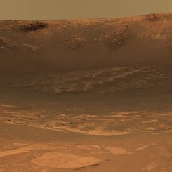 Endurance Crater on Mars