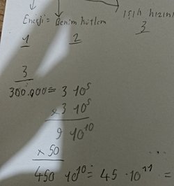 Fotoğrafta Kendi enerjimi hesapladım doğru mudur?