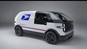 Mail Carriers Embrace New Electric Delivery Trucks