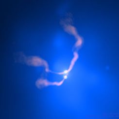  Two Black Holes Dancing in 3C 75 