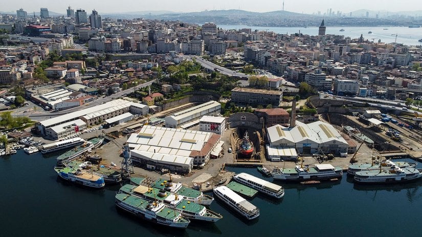 İstanbul, Haliç'te Bulunan "Tersane-i Amire"nin Günümüz Konumu