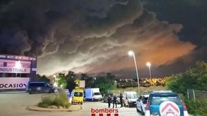 Fire Forces Confinement Of 150000 In Catalonia