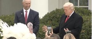 Trump Mixes Turkey Pardon With Political Attacks