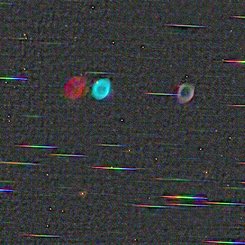 Renkler: Halka Bulutsusu ve Yıldızlar