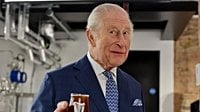 King Charles seen with Guinness 'moustache' at brewery launch