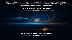 Başlık: Işık Hızının Aşılmasıyla Zaman ve Algı Düzlemlerinde Yaşanan Göreli Geçişler: Luxon–Vireon Teorisi
