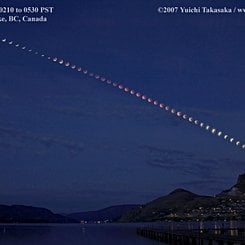 Kalamalka Lake Eclipse