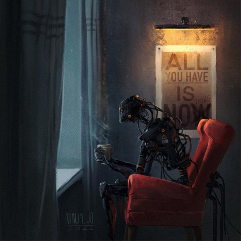 Artık insanların yapamadığını Yapıyor: Sadece düşünüyor.