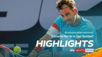 Brisbane International: Cameron Norrie vs Ugo Humbert