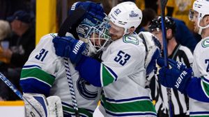 Canucks Edge Sharks 2-1 With Overtime Heroics