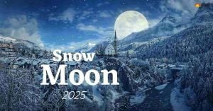 Spectacular Snow Moon Shines Bright On February 12, 2025