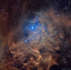 AE Aurigae ve Alevli Yıldız Bulutsusu