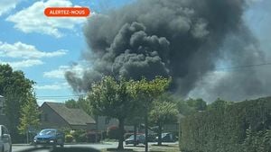 Fire Erupts In Morlanwelz, No Injuries Reported