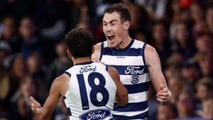 Geelong's Dangerfield Shines As Forward Against Fremantle