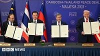 Trump oversees signing of 'historic' Thailand-Cambodia 'peace deal' - live updates