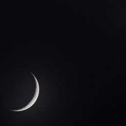 Crescent Moon and Venus