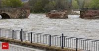 Im Video: Hochwasser in Spanien reißt antike Römer-Brücke weg