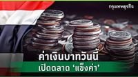ค่าเงินบาทเปิดเช้านี้ 6 พ.ค.68 ‘แข็งค่า‘ เจรจาการค้าไม่แน่นอน