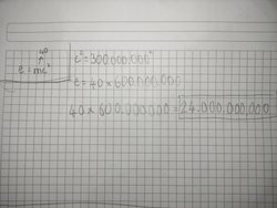 E = mc² denklemi ile kütlemden enerjimi hesapladım, doğru mu?