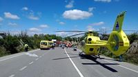 Un muerto y seis heridos graves en un accidente de tráfico en Barbastro