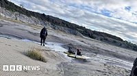 Man rescued from quicksand in Morecambe Bay