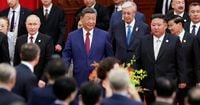 Xi Parades Military Strength as Trump Accuses Him of Conspiring With Putin and Kim