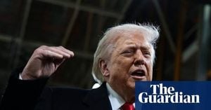 Trump Flips Off Heckler During Ford Plant Visit