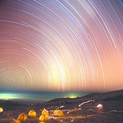 The Star Trails of Kilimanjaro