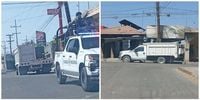 Abandonan camionetas y autos tras enfrentamientos en Guamúchil