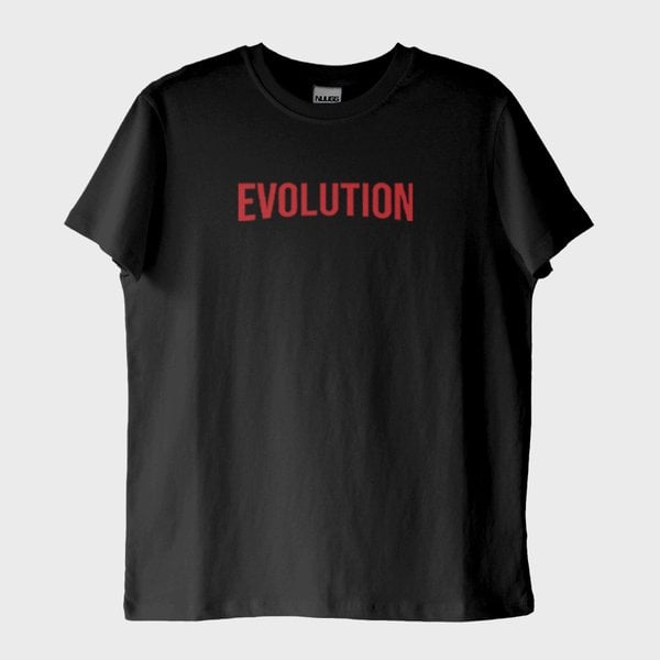 Evolution: Evrim T-Shirt (Baskı, %100 Pamuk)