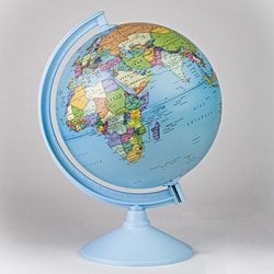 Dünya Küresi: Siyasi, 26 cm, Işıksı
