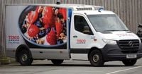 Tesco delivery van driver arrested after woman killed in crash
