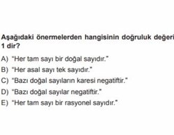 Her tam sayı bir doğal sayı mıdır?