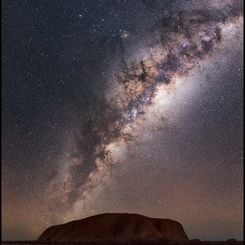  Milky Way over Uluru 