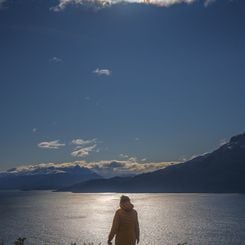 Patagonya Üzerindeki Halkalı Güneş Tutulması