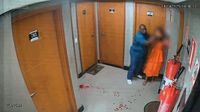 Vídeo: veja momento em que mulher sai de apartamento de advogado ensanguentada na Jatiúca