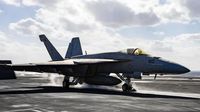 F/A-18E jet falls overboard from US Navy aircraft carrier in Red Sea