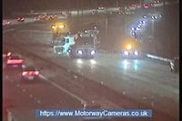 Motorway closed after roadworks equipment breaks down