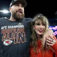 Taylor Swift Shares Sweet Moment With Travis Kelce's Dad at Arrowhead Stadium