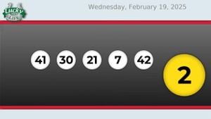 Mark Six Lottery Results Announced For February 22, 2025