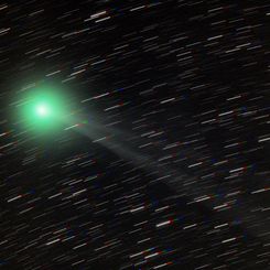 Comet Lemmon near the South Celestial Pole