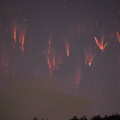  Red Sprite Lightning over the Czech Republic 