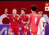 Tuyển futsal nữ Việt Nam thắng đậm Hồng Kông ở trận ra quân Vòng chung kết châu Á