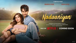 Khushi Kapoor And Ibrahim Ali Khan Launch 'Nadaaniyan' At Netflix