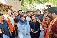 Mehbooba Mufti Extends Heartfelt Greetings on Janmashtami Celebrations.